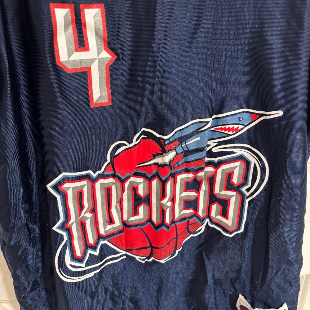 Vintage Champion Houston Rockets Charles Barkley #4 Reversible Basketball Jersey - Picture 2 of 8